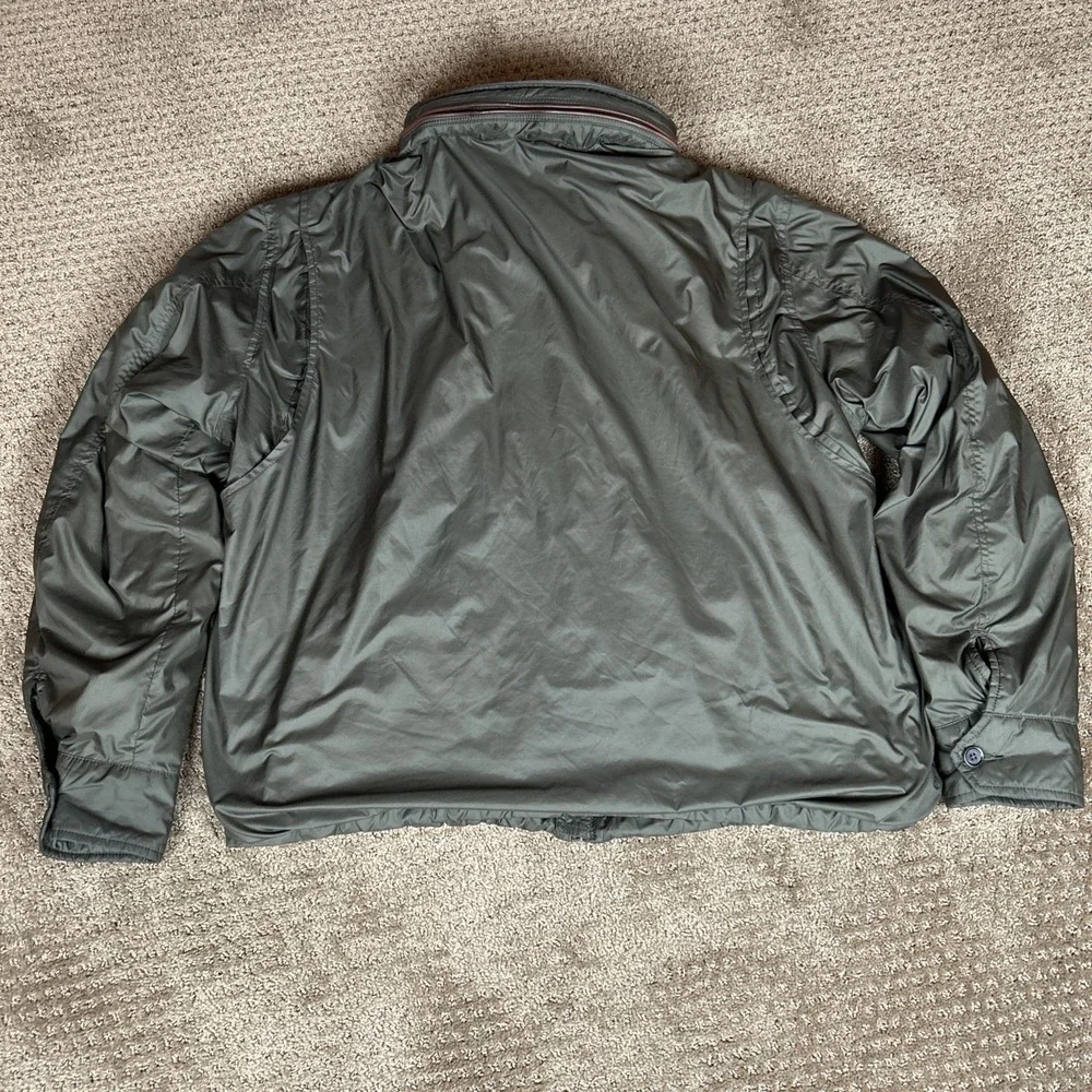 Polo Ralph Lauren Men's Green ,full Zip Lightweight Windbreaker‎ Jacket, XL Hood